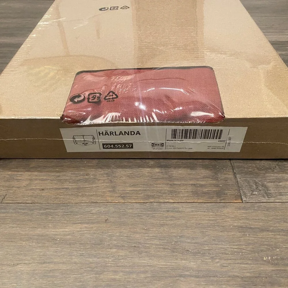 New ! IKEA HÄRLANDA Cover For Corner Section Ljungen Light Red 604.552.57